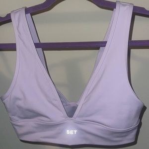 Set Active V neck sports bra